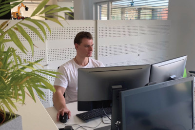 Julian, Java-Entwickler bei Bauer + Kirch