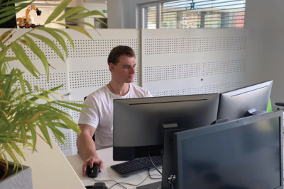 Julian, Java-Entwickler bei Bauer + Kirch